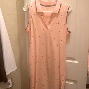 Nautica sleeveless dress with belt.